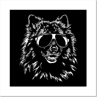 Funny  Keeshond sunglasses cool dog mom Posters and Art